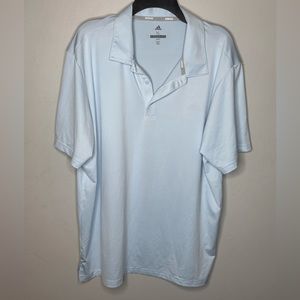 Men’s Adidas Performance Light Blue Golf Polo Shirt xl
